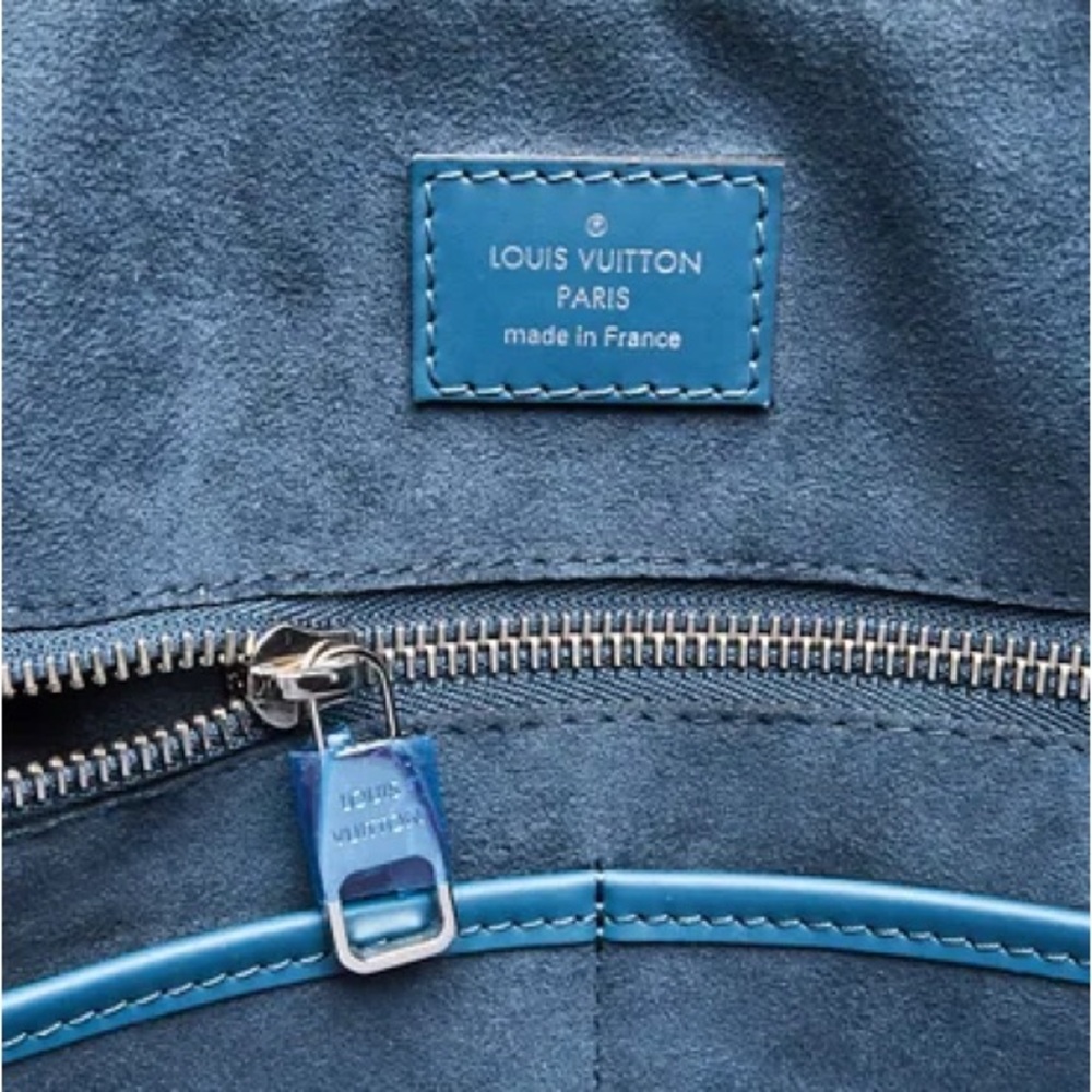 Louis Vuitton Blue Epi Leather Laptop Briefcase - Picture 4 of 7